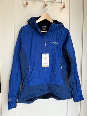 NWT! RAB Vapour Rise Summit Jacket Women's M Blueprint